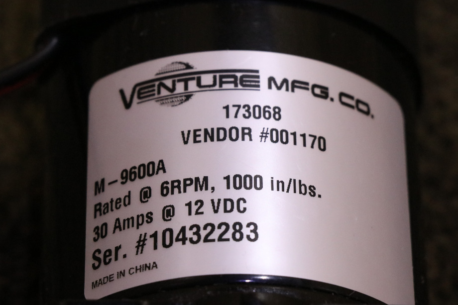 USED MOTORHOME VENTURE 9600A SLIDE OUT MOTOR FOR SALE RV Components 