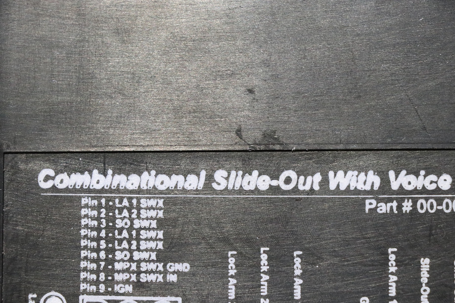 USED RV/MOTORHOME COMBINATIONAL SLIDE OUT WITH VOICE 00-00719-100 FOR SALE RV Components 