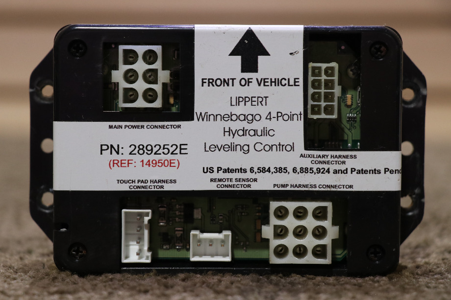 USED MOTORHOME LIPPERT 289252E 4 POINT HYDRAULIC LEVELING CONTROL FOR SALE RV Components 