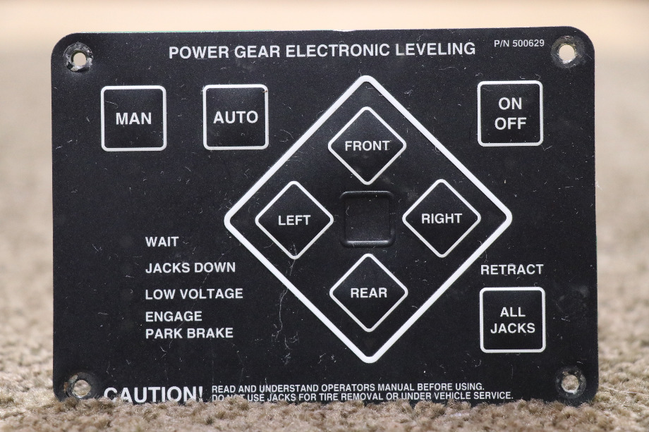 USED MOTORHOME POWER GEAR 500629 ELECTRONIC LEVELING TOUCH PAD FOR SALE RV Components 
