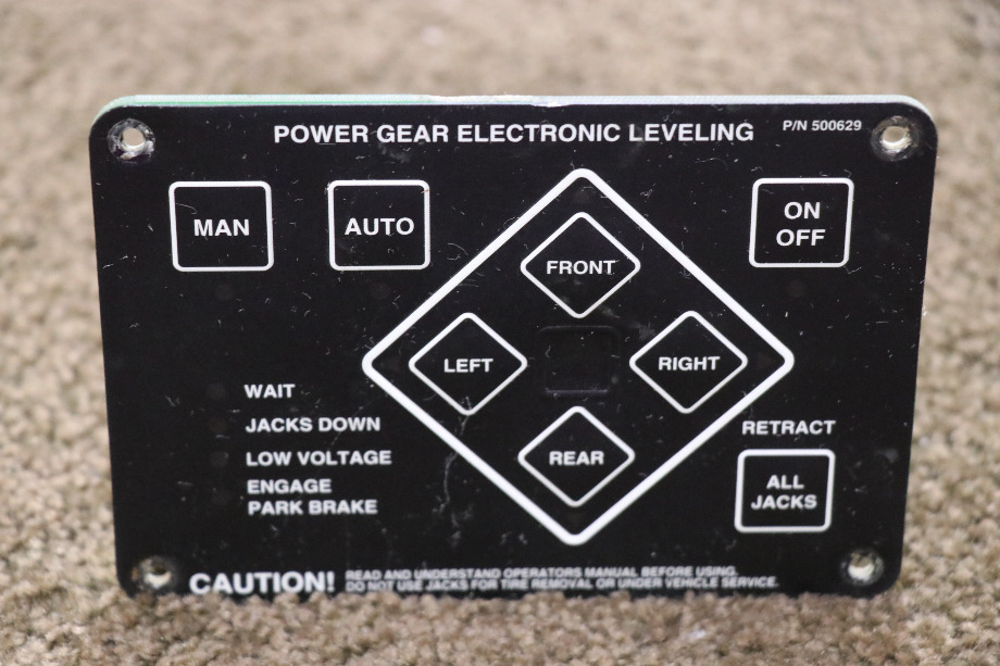 USED MOTORHOME POWER GEAR 500629 ELECTRONIC LEVELING TOUCH PAD FOR SALE RV Components 