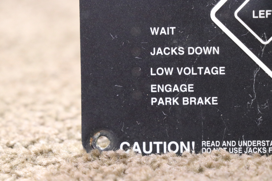 USED MOTORHOME POWER GEAR 500629 ELECTRONIC LEVELING TOUCH PAD FOR SALE RV Components 