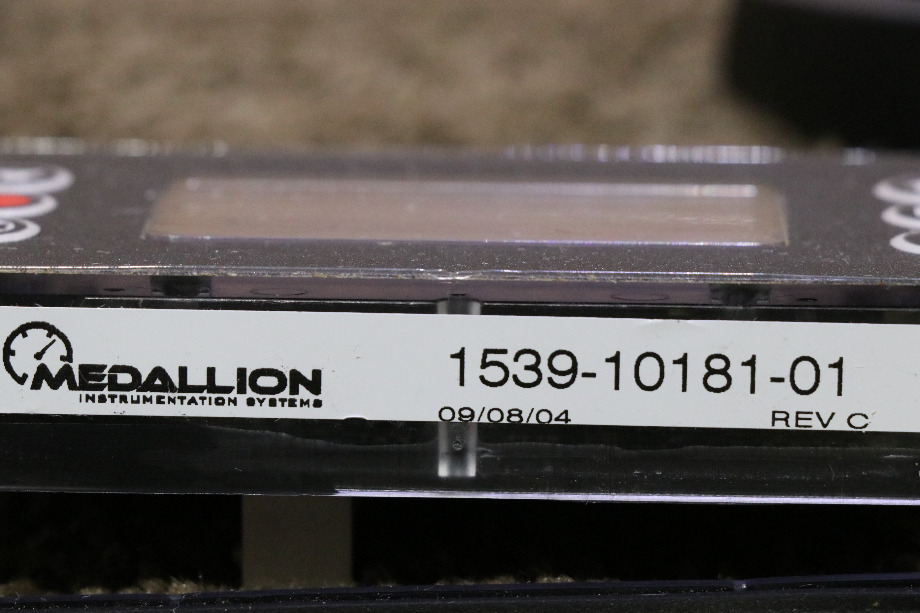 USED RV 1539-10181-01 MEDALLION DASH DISPLAY PANEL FOR SALE RV Components 