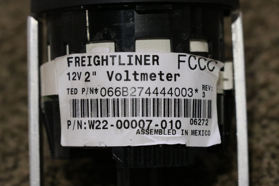 USED FREIGHTLINER VOLTS W22-00007-010 DASH GAUGE MOTORHOME PARTS FOR SALE RV Components 
