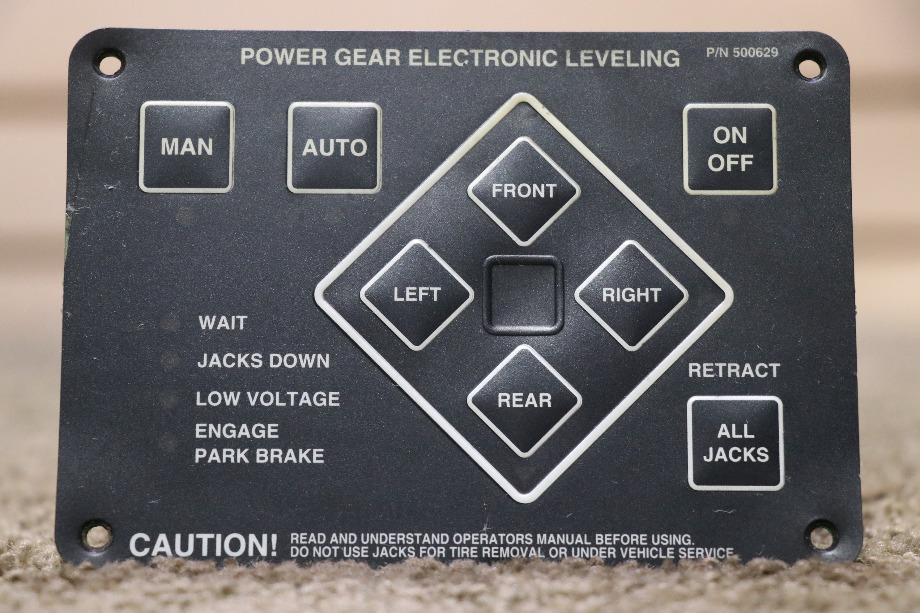 USED POWER GEAR 500629 ELECTRONIC LEVELING TOUCH PAD MOTORHOME PARTS FOR SALE RV Components 