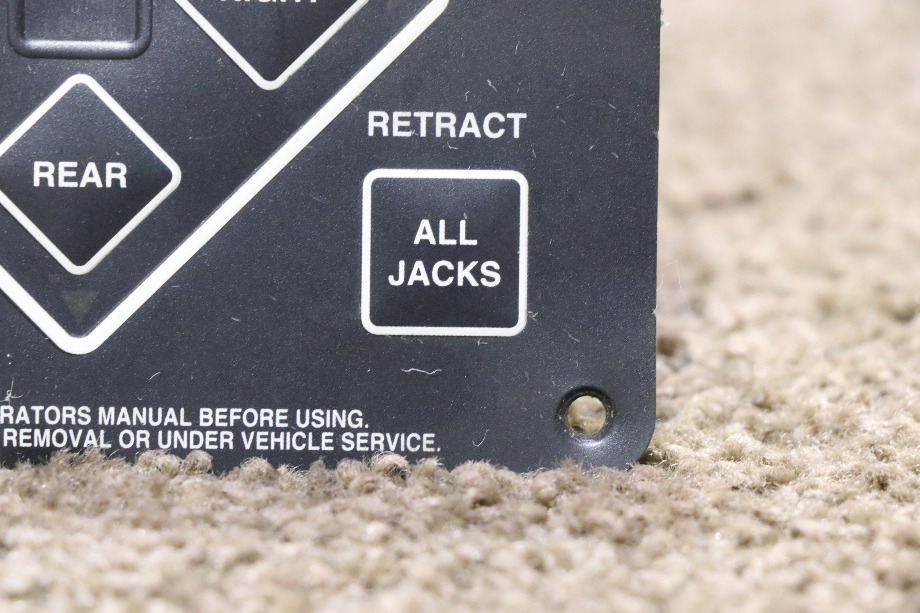 USED POWER GEAR 500629 ELECTRONIC LEVELING TOUCH PAD MOTORHOME PARTS FOR SALE RV Components 