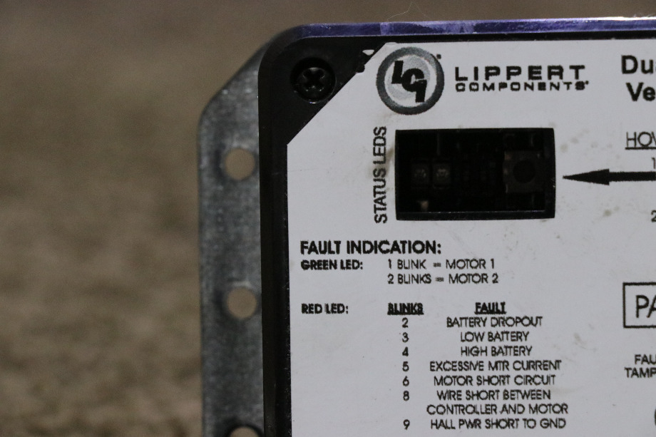 USED LIPPERT DUAL MOTOR SYNCHRONOUS VELOCITY SLIDE CONTROLLER 13398-D0 RV/MOTORHOME PARTS FOR SALE RV Components 