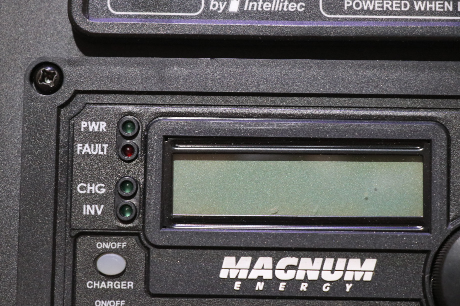 USED MAGNUM ENERGY REMOTE AND SMART EMS DISPLAY PANEL RV/MOTORHOME PARTS FOR SALE RV Components 