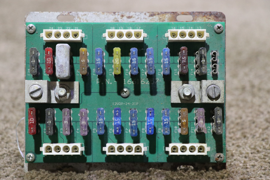 USED KIB FUSE PANEL 16616257 RV/MOTORHOME PARTS FOR SALE RV Components 