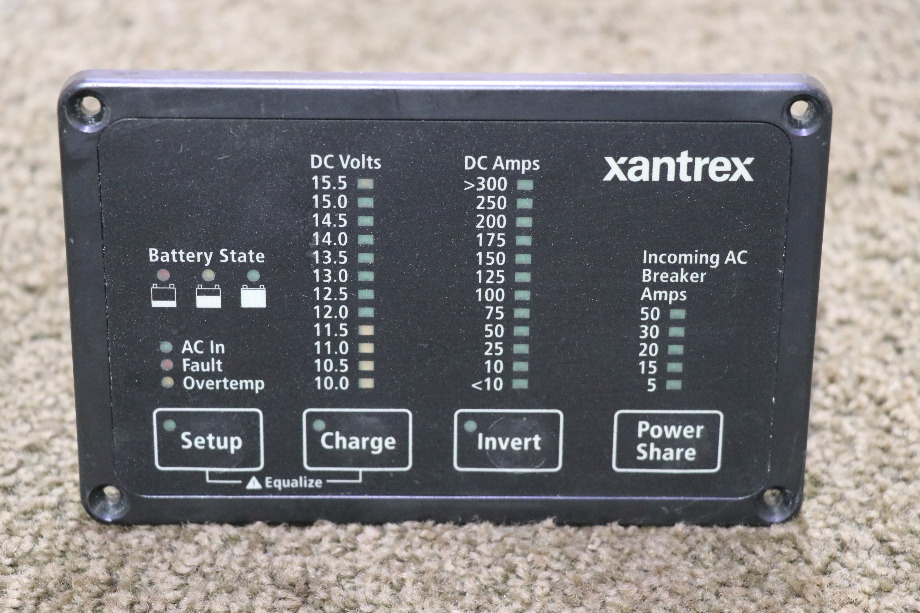 USED XANTREX FREEDOM REMOTE PANEL 84-2056-03 RV/MOTORHOME PARTS FOR SALE RV Components 