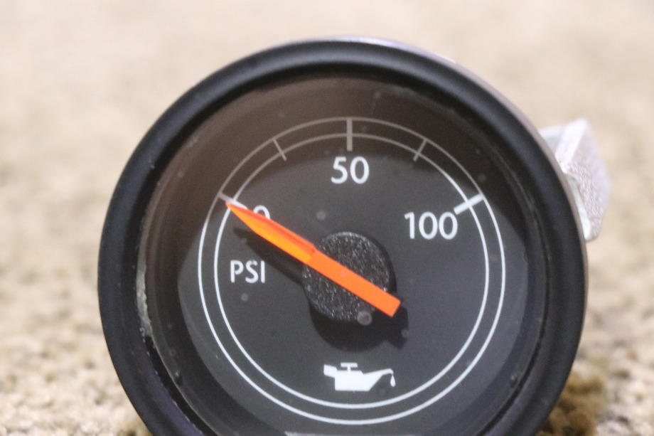 USED RV W22-00005-017 OIL PRESS DASH GAUGE FOR SALE RV Components 