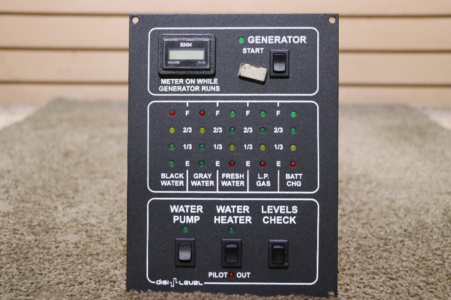 USED DIGI-LEVEL MONITOR PANEL MOTORHOME PARTS FOR SALE RV Components 
