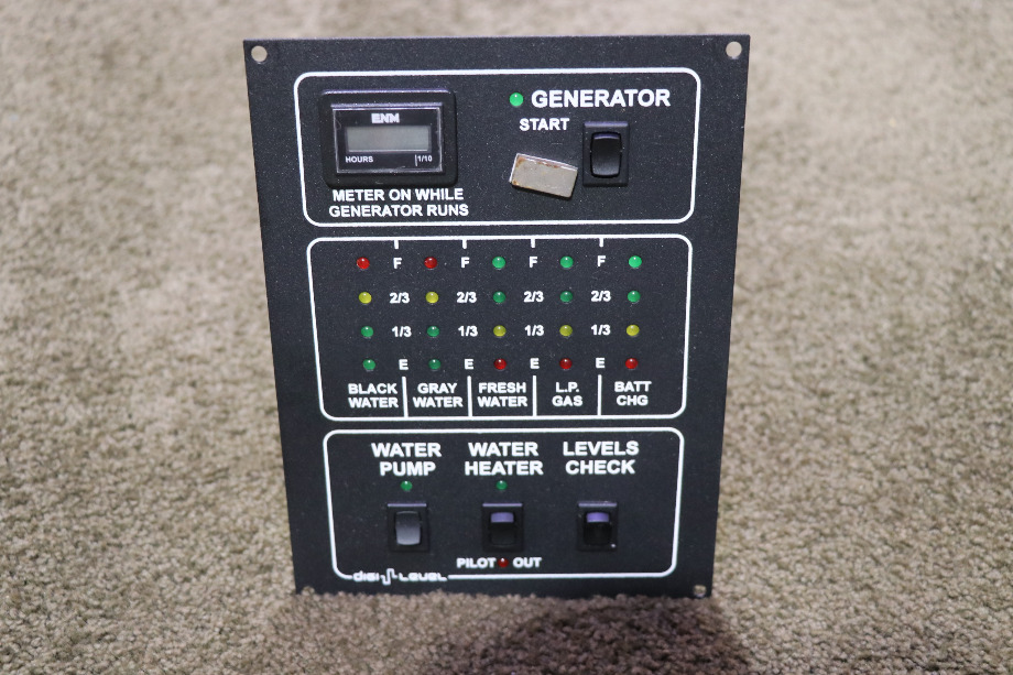USED DIGI-LEVEL MONITOR PANEL MOTORHOME PARTS FOR SALE RV Components 