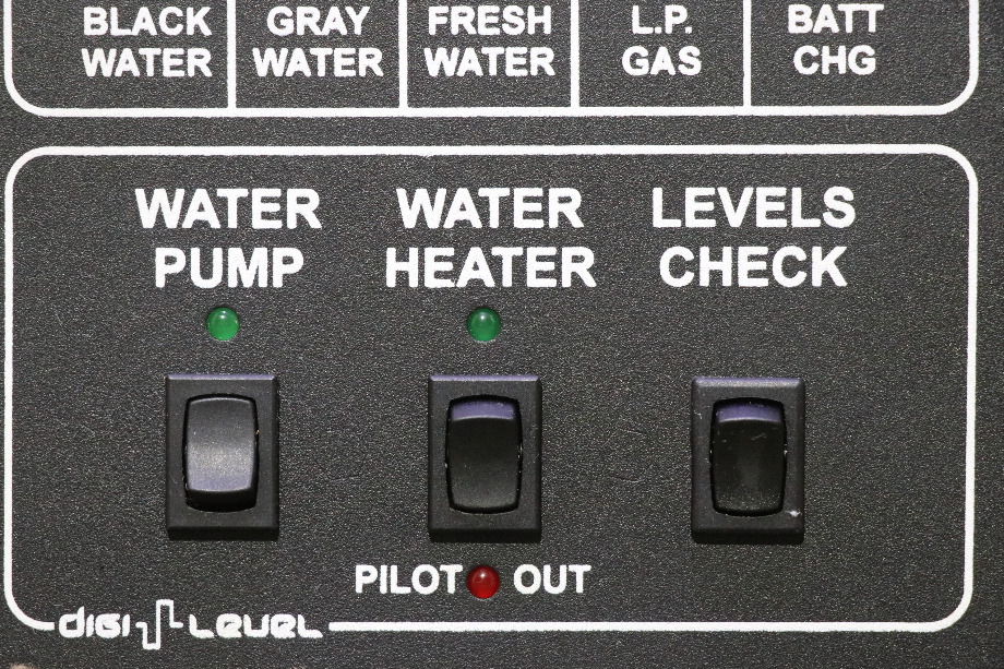 USED DIGI-LEVEL MONITOR PANEL MOTORHOME PARTS FOR SALE RV Components 