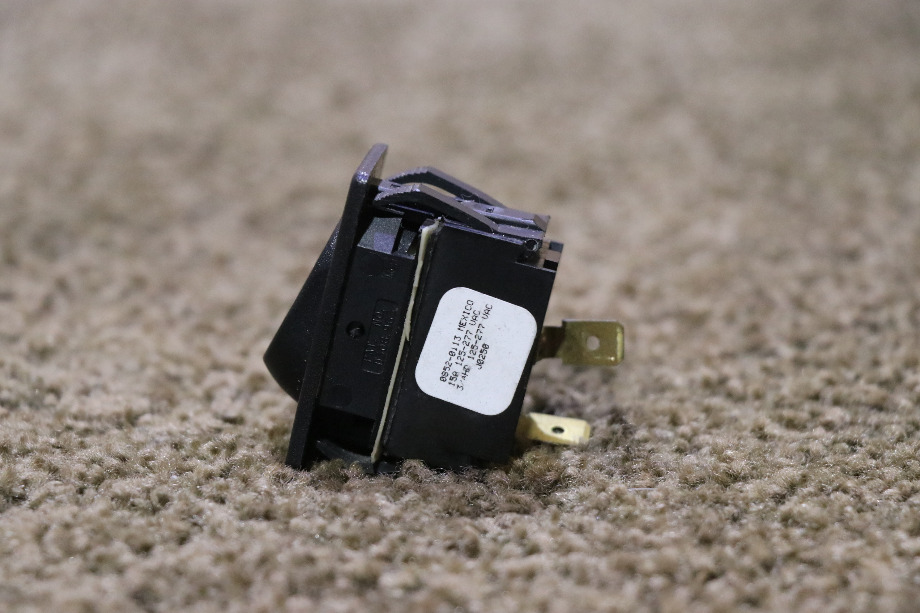 USED BLACK 0852-0113 ROCKER SWITCH MOTORHOME PARTS FOR SALE RV Components 