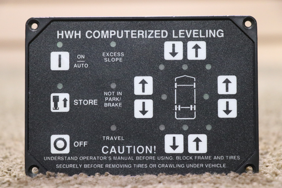 USED RV/MOTORHOME HWH COMPUTERIZED LEVELING TOUCH PAD FOR SALE RV Components 