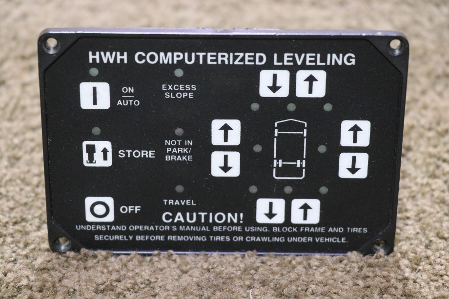 USED RV/MOTORHOME HWH COMPUTERIZED LEVELING TOUCH PAD FOR SALE RV Components 
