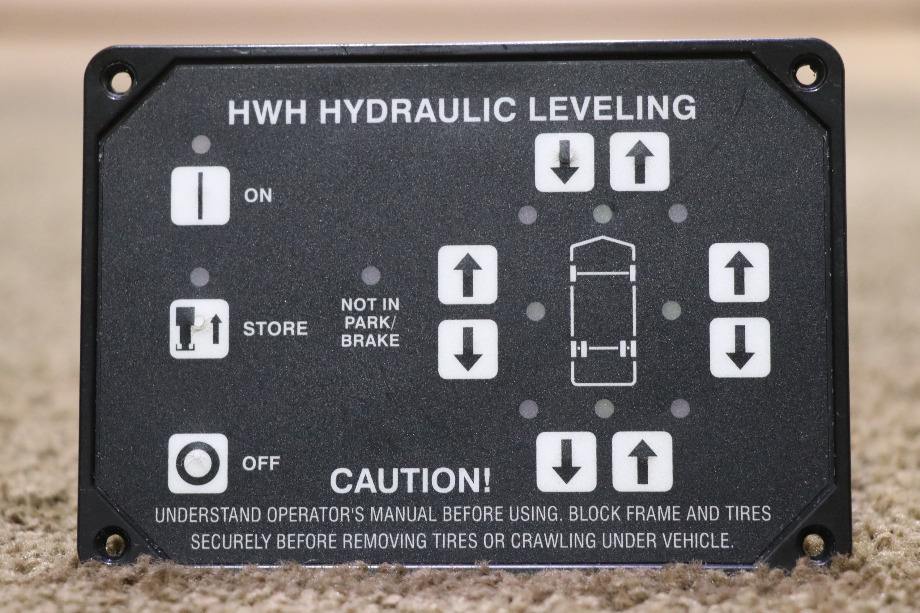 USED AP10055 HWH HYDRAULIC LEVELING TOUCH PAD RV PARTS FOR SALE RV Components 