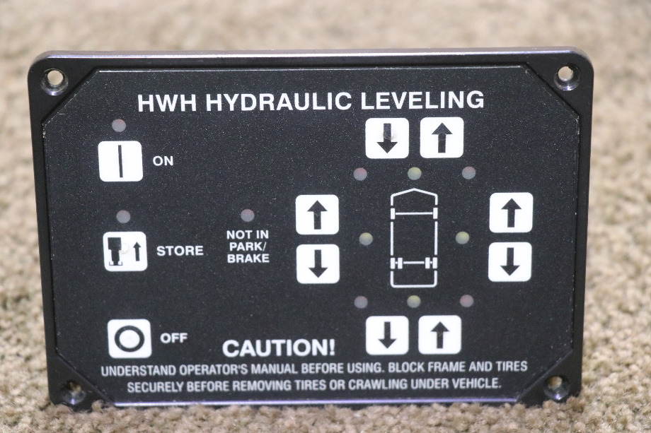 USED AP10055 HWH HYDRAULIC LEVELING TOUCH PAD RV PARTS FOR SALE RV Components 