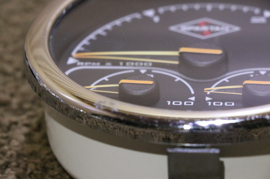 USED RV/MOTORHOME SPARTAN 3 IN 1 TACH / OIL / TEMP DASH GAUGE 00041318 FOR SALE RV Components 