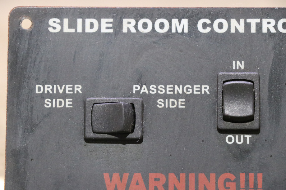 USED SLIDE ROOM CONTROL DOUBLE SWITCH PANEL RV/MOTORHOME FOR SALE RV Components 