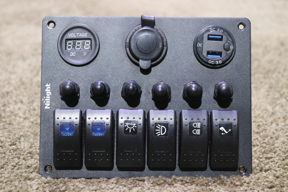 USED RV NILIGHT DASH SWITCH PANEL FOR SALE RV Components 