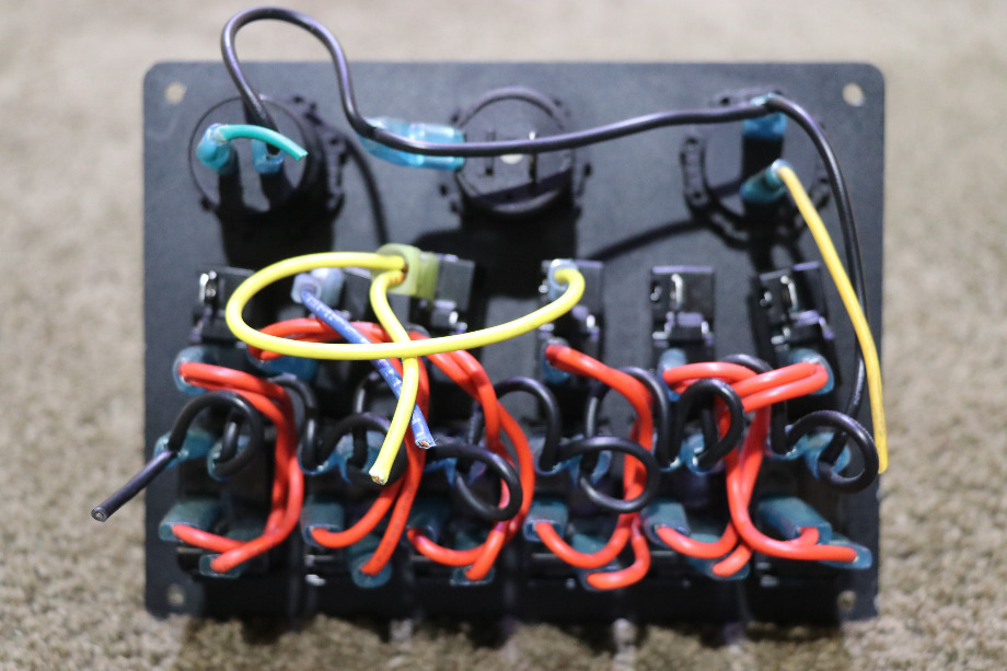 USED RV NILIGHT DASH SWITCH PANEL FOR SALE RV Components 