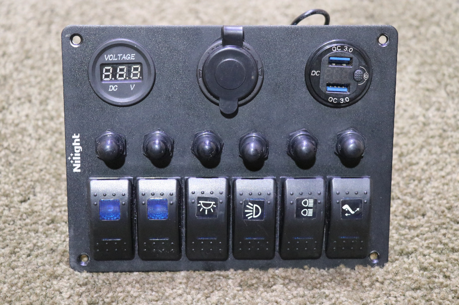 USED RV NILIGHT DASH SWITCH PANEL FOR SALE RV Components 