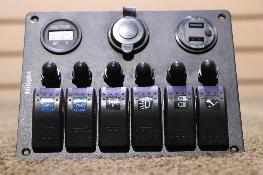 USED RV NILIGHT DASH SWITCH PANEL FOR SALE RV Components 