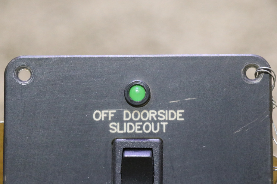 USED RV OFF DOORSIDE SLIDEOUT IN/OUT SWITCH PANEL FOR SALE RV Components 