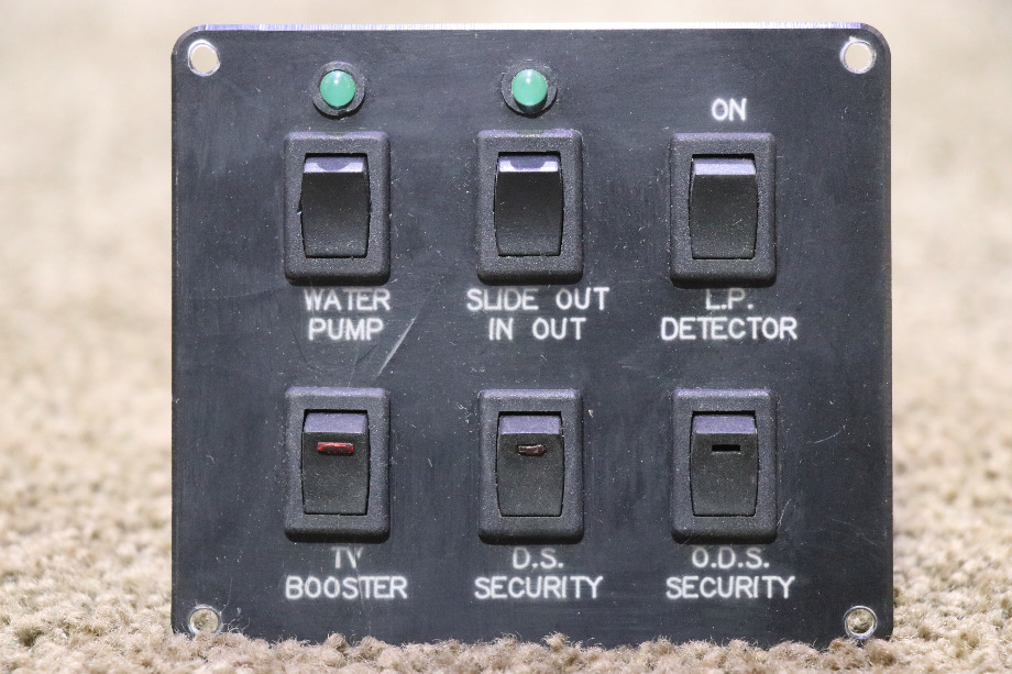 USED RV/MOTORHOME 6 SWITCH PANEL FOR SALE RV Components 