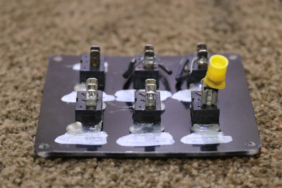 USED RV/MOTORHOME 6 SWITCH PANEL FOR SALE RV Components 