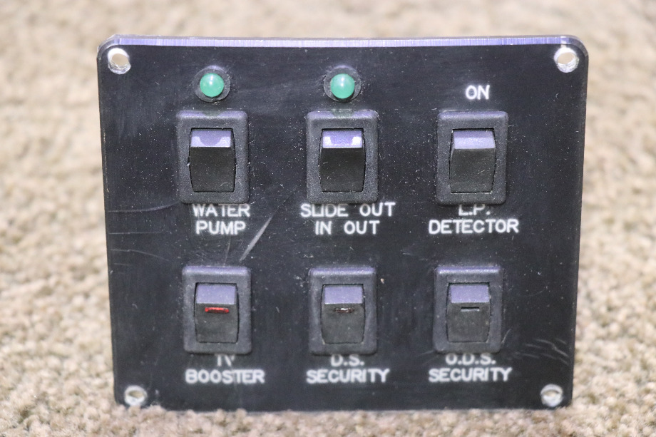 USED RV/MOTORHOME 6 SWITCH PANEL FOR SALE RV Components 