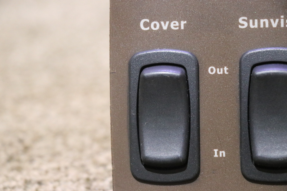 USED COVER / SUNVISOR / LAMP 3 SWITCH PANEL RV PARTS FOR SALE RV Components 