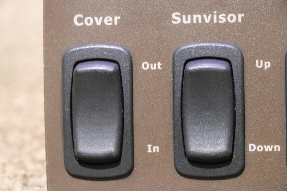 USED COVER / SUNVISOR / LAMP 3 SWITCH PANEL RV PARTS FOR SALE RV Components 