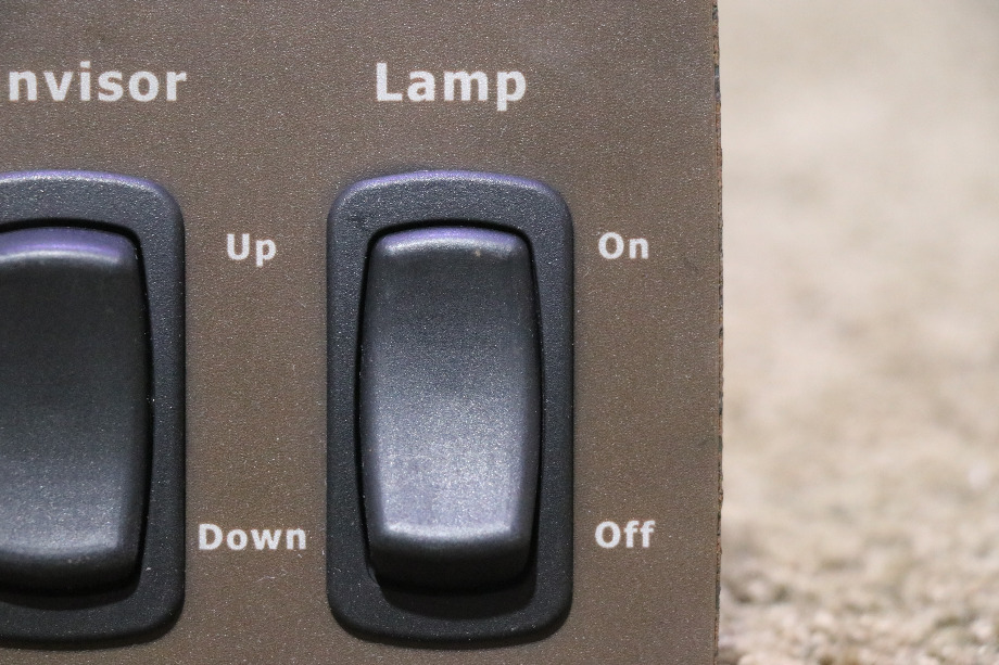 USED COVER / SUNVISOR / LAMP 3 SWITCH PANEL RV PARTS FOR SALE RV Components 
