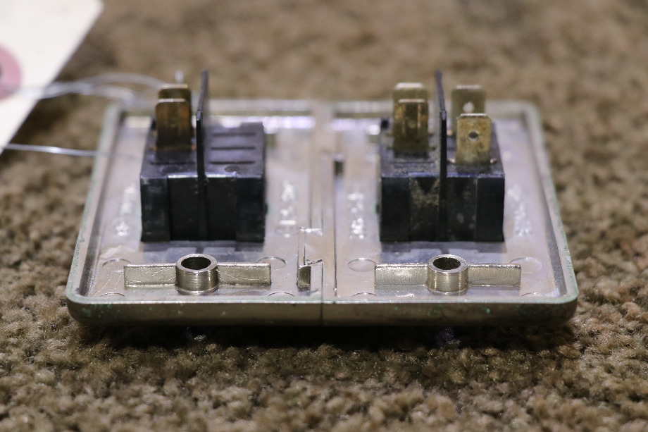 USED MOTORHOME INTERLOCKING DOUBLE SWITCH PANEL FOR SALE RV Components 