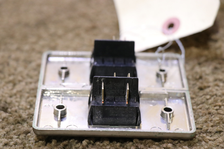 USED MOTORHOME INTERLOCKING DOUBLE SWITCH PANEL FOR SALE RV Components 