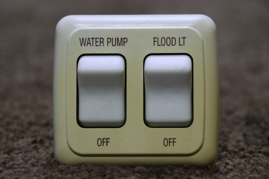 USED RV/MOTORHOME WATER PUMP / FLOOD LT SWITCH PANEL FOR SALE RV Components 