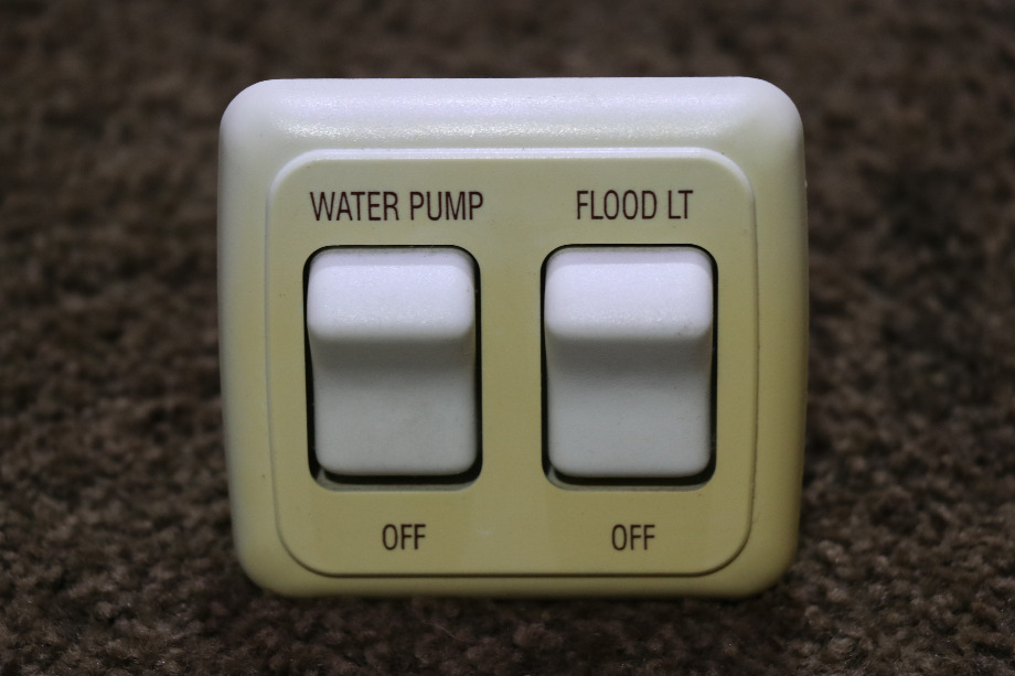 USED RV/MOTORHOME WATER PUMP / FLOOD LT SWITCH PANEL FOR SALE RV Components 