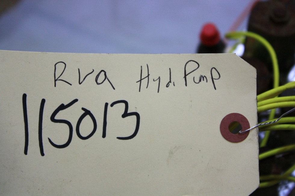 USED RVA HYDRAULIC PUMP 22.5A FOR SALE RV Components 