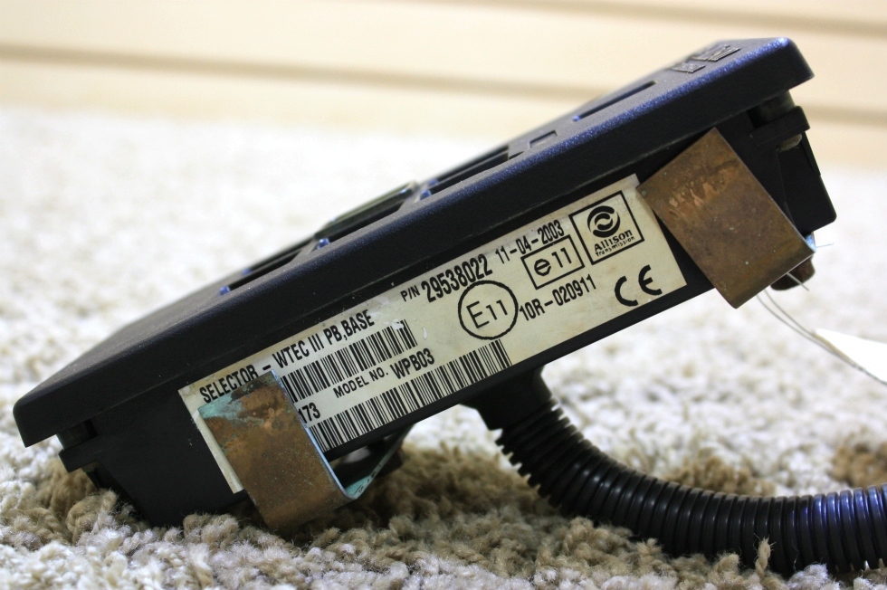 USED RV ALLISON SHIFT SELECTOR TOUCH PAD 29538022 FOR SALE RV Components 