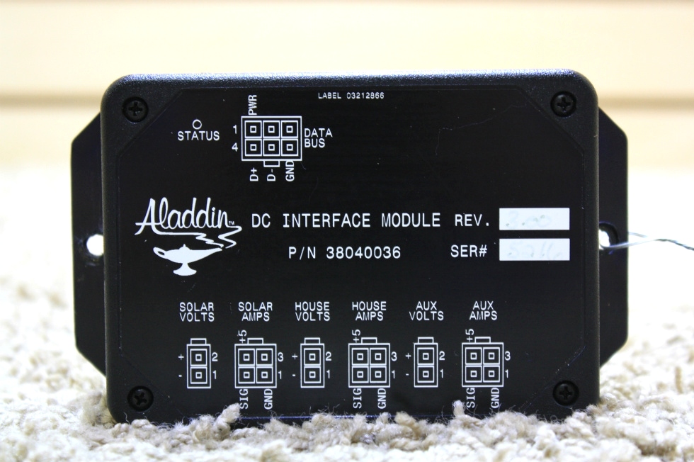 USED ALADDIN DC INTERFACE MODULE 38040036 FOR SALE RV Components 