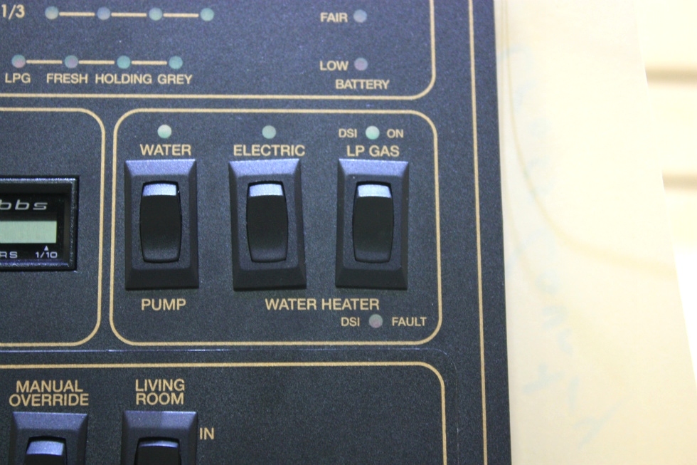 USED MOTORHOME TANK INDICATOR PANEL RV PARTS FOR SALE RV Components 