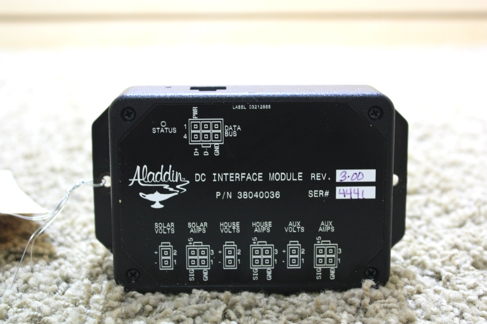 USED RV ALADDIN DC INTERFACE MODULE 38040036 MOTORHOME PARTS FOR SALE RV Components 