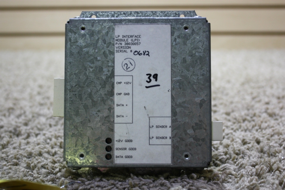 USED LP INTERFACE MODULE (LPI) PN: 38030057 MOTORHOME PARTS FOR SALE RV Components 