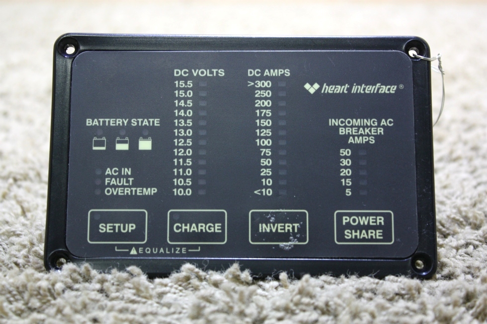 USED RV HEART INTERFACE HEART REMOTE 84-2056-03 FOR SALE RV Components 