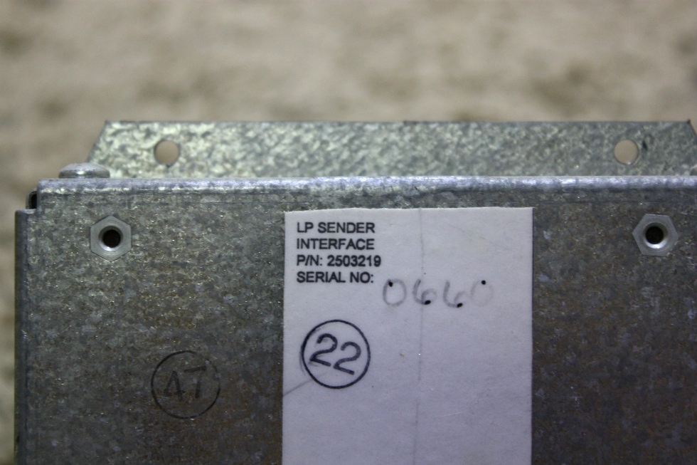 USED RV 2503219 LP SENDER INTERFACE MODULE FOR SALE RV Components 