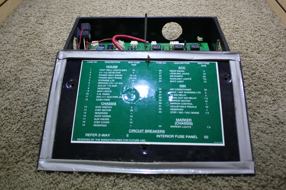 USED MOTORHOME BATTERY CONTROL CENTER 11615059 RV PARTS FOR SALE RV Components 