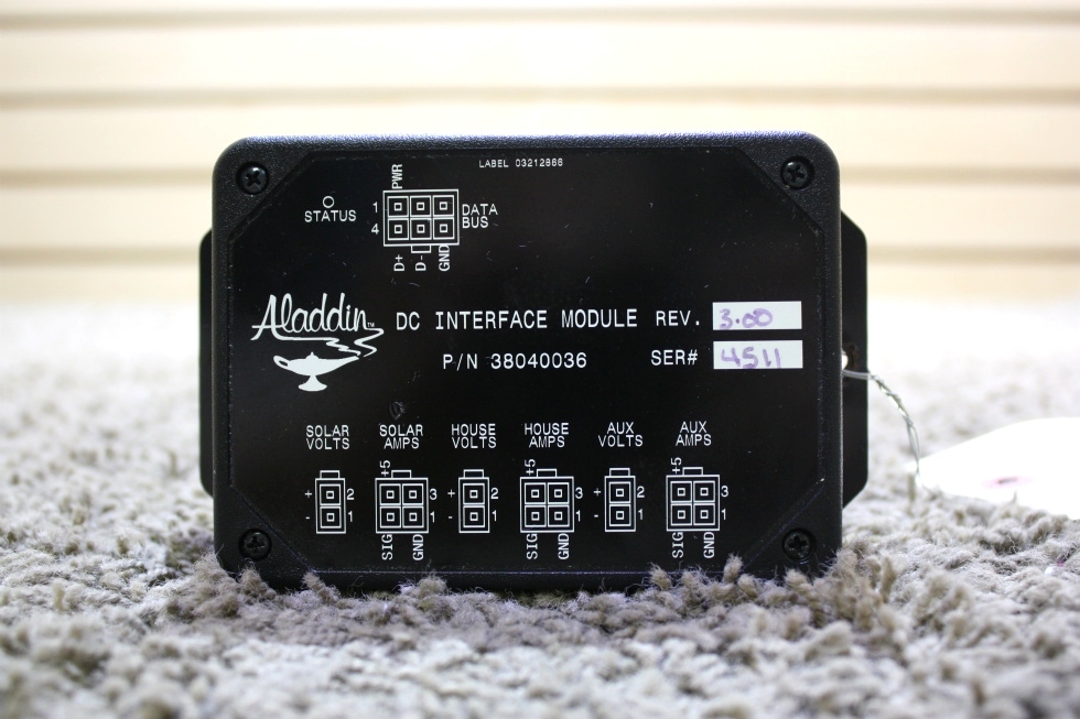 USED ALADDIN DC INTERFACE MODULE 38040036 MOTORHOME PARTS FOR SALE RV Components 